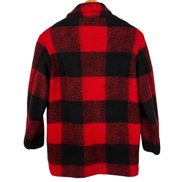 WILFRED Buffalo Check Wool Coat - Picture 7 of 15